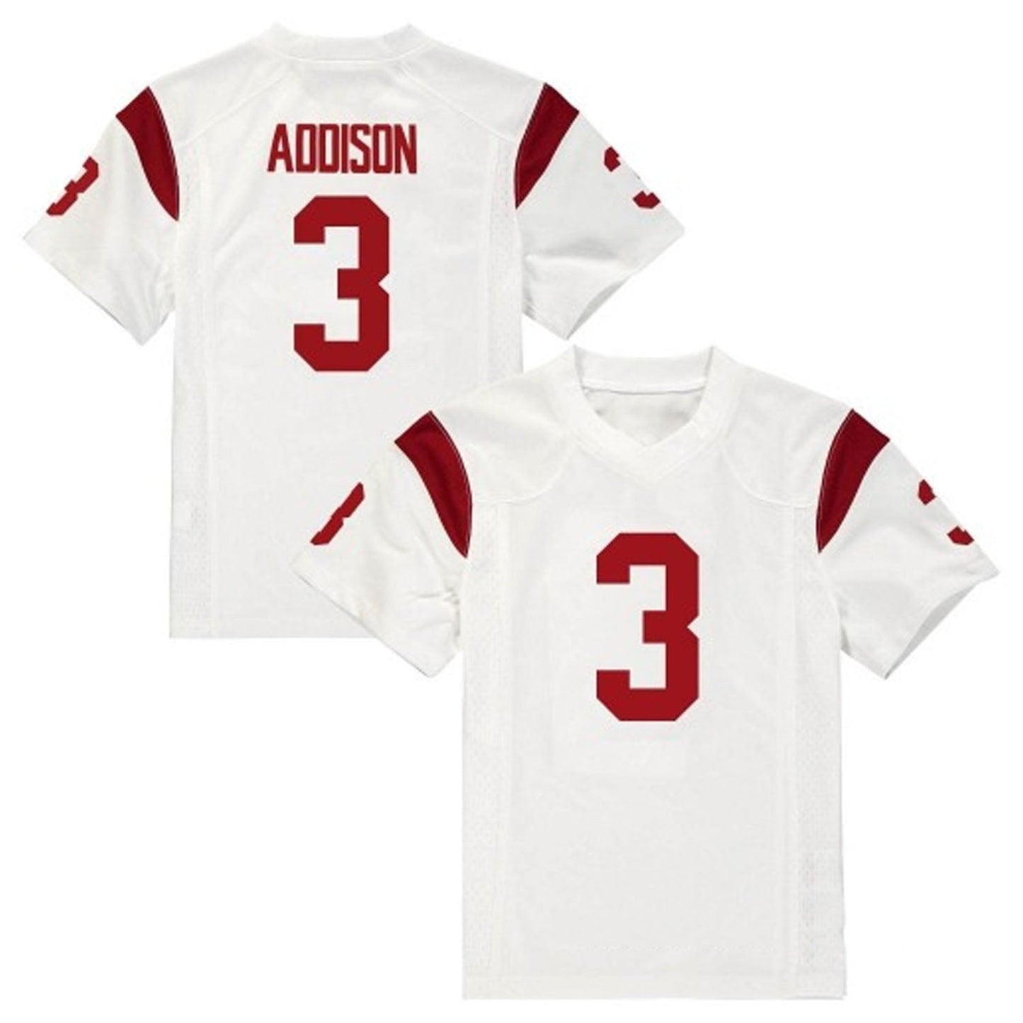 NCAAF Jordan Addison USC 3 Jersey