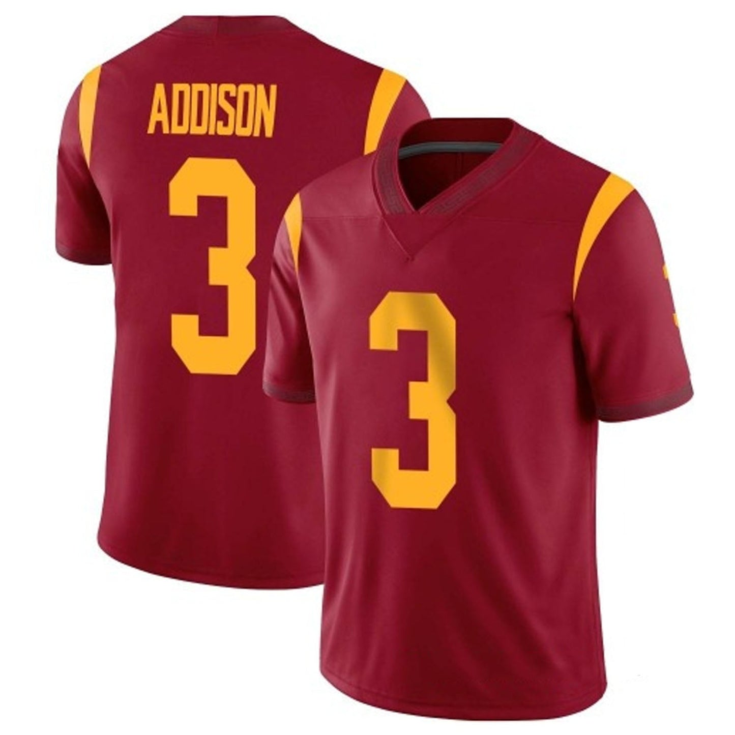 NCAAF Jordan Addison USC 3 Jersey