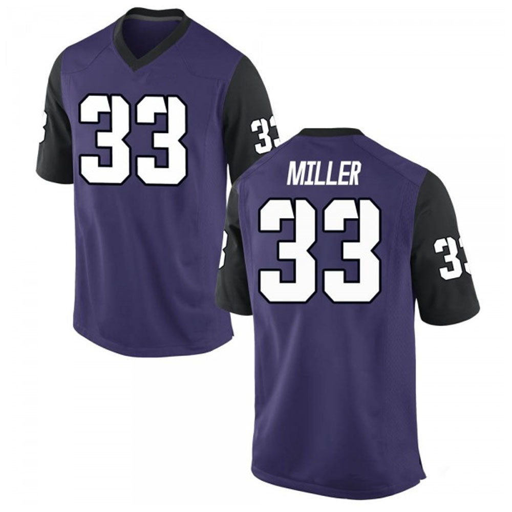 NCAAF Kendre Miller TCU 33 Jersey