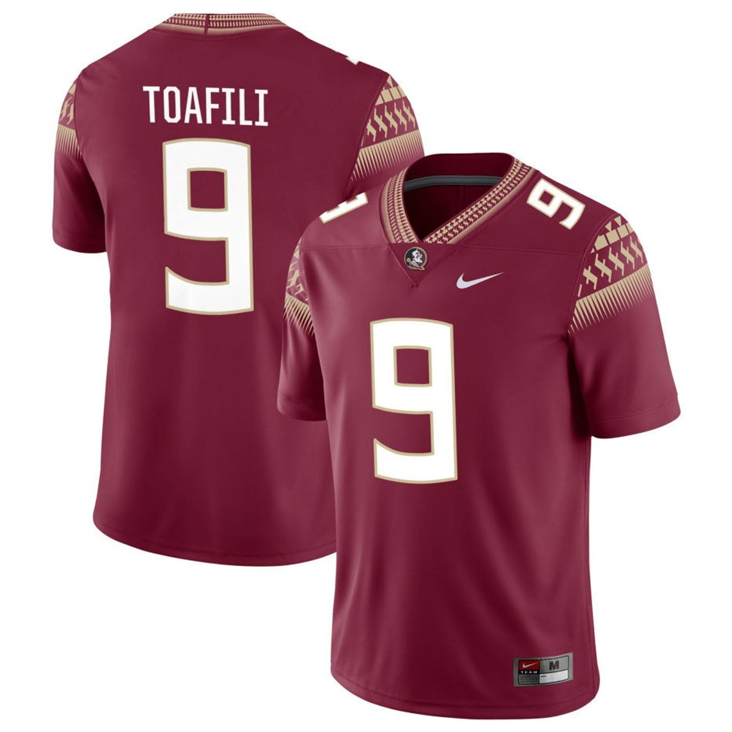 NCAAF Lawrance Toafili FSU 9 Jersey