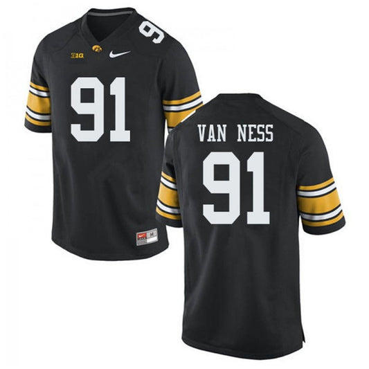 NCAAF Lukas Van Ness Iowa Hawkeyes 91 Jersey