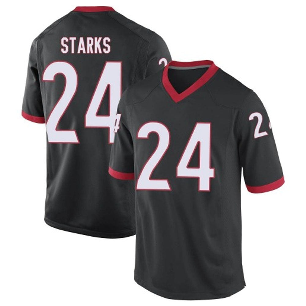 NCAAF Malaki Starks Georgia 24 Jersey