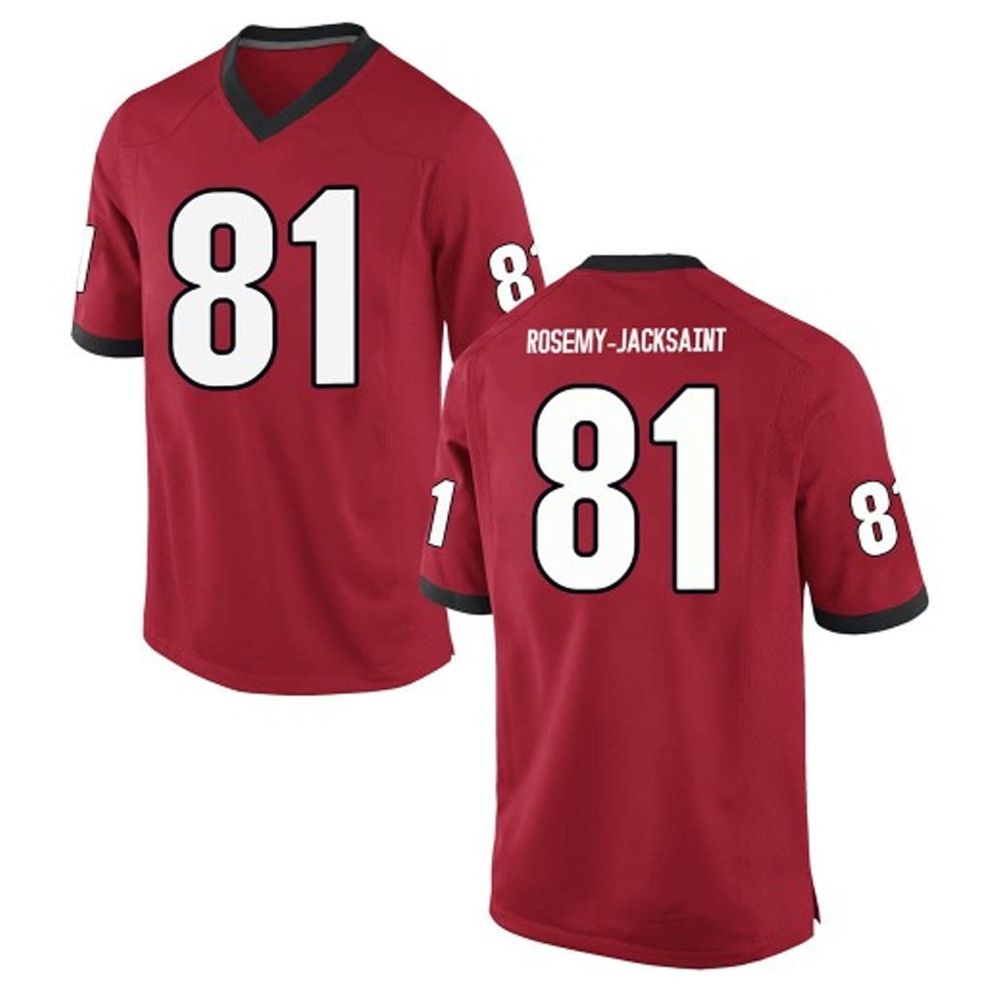 NCAAF Marcus Rosemy-Jacksaint Georgia 81 Jersey