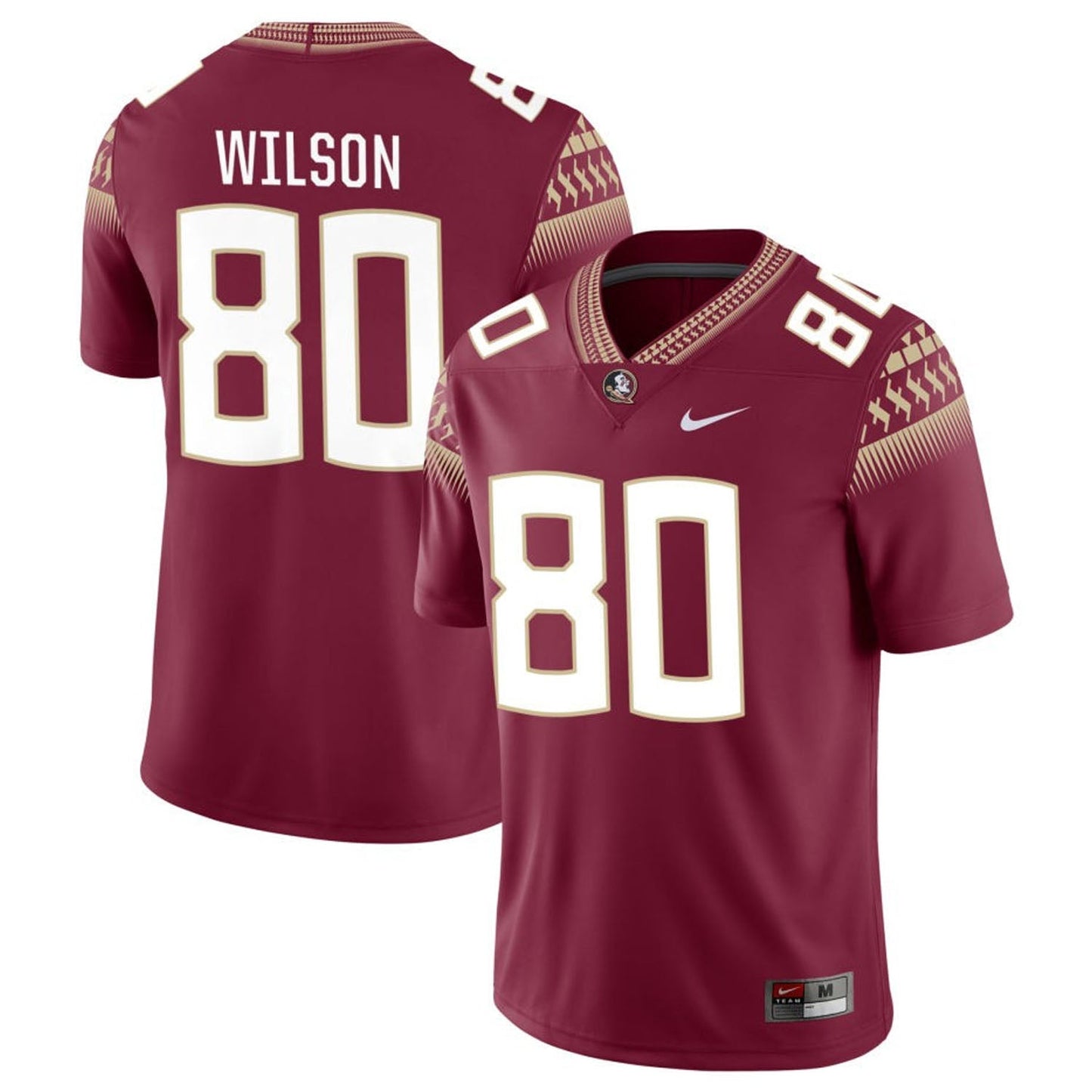 NCAAF Ontaria Wilson FSU 80 Jersey