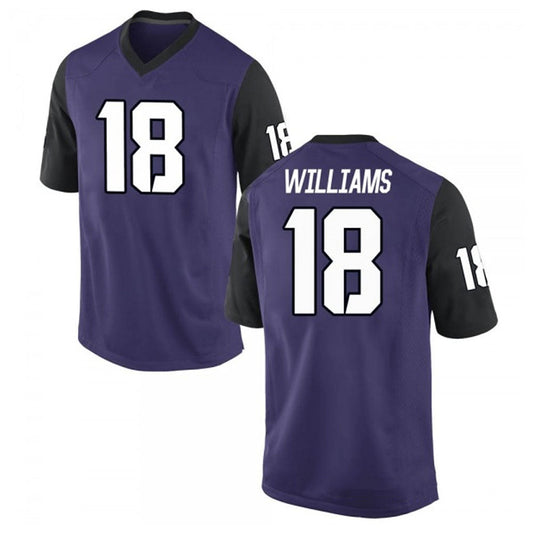 NCAAF Savion Williams TCU 18 Jersey