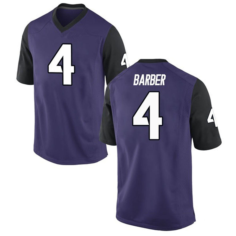 NCAAF Taye Barber TCU 4 Jersey