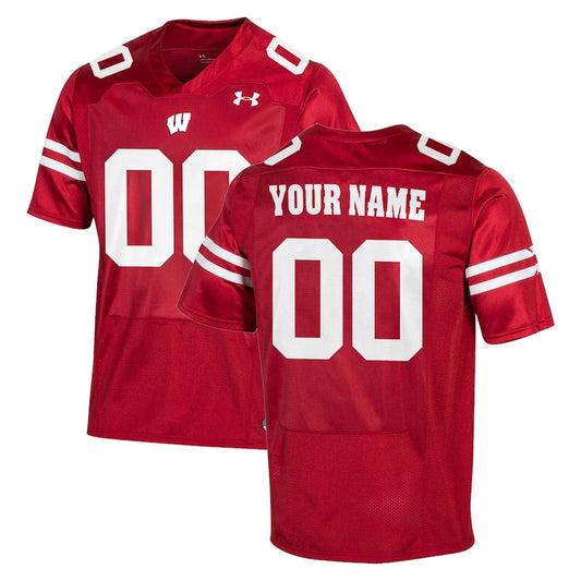NCAAF Wiconsin Badgers Custom Jersey