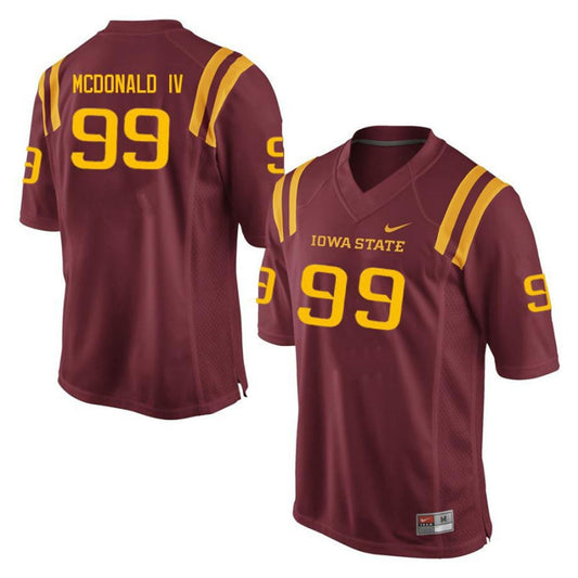 NCAAF Will Mcdonald Iv Iowa State Cyclones 99 Jersey