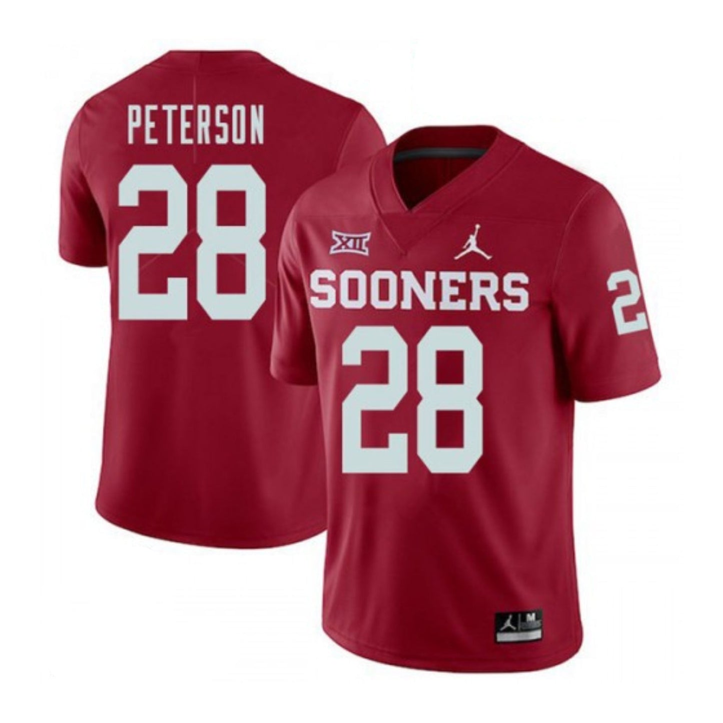 NCAAF Adrian Peterson Oklahoma Sooners 28 Jersey