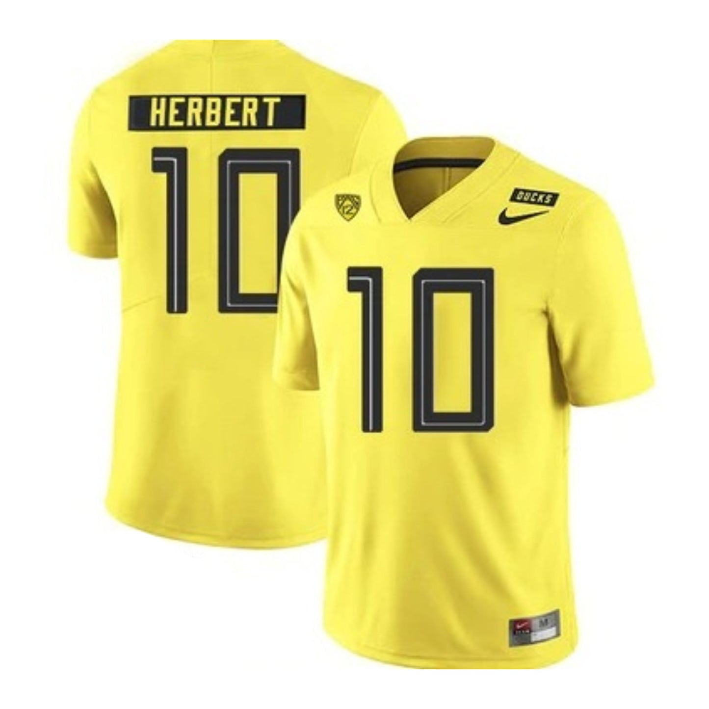 NCAAF Justin Herbert Oregon Ducks 10 Jersey