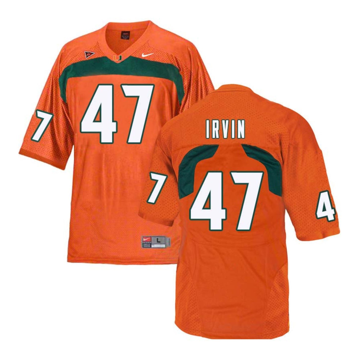 NCAAF Michael Irvin Miami Hurricanes 47 Jersey