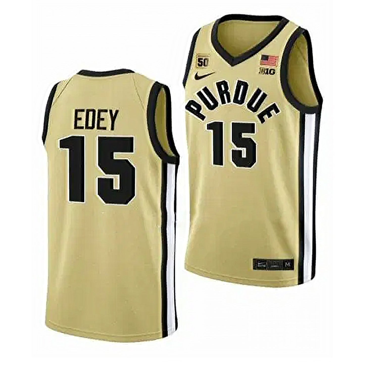 NCAA Zach Edey Purdue Boilermakers 15 Jersey