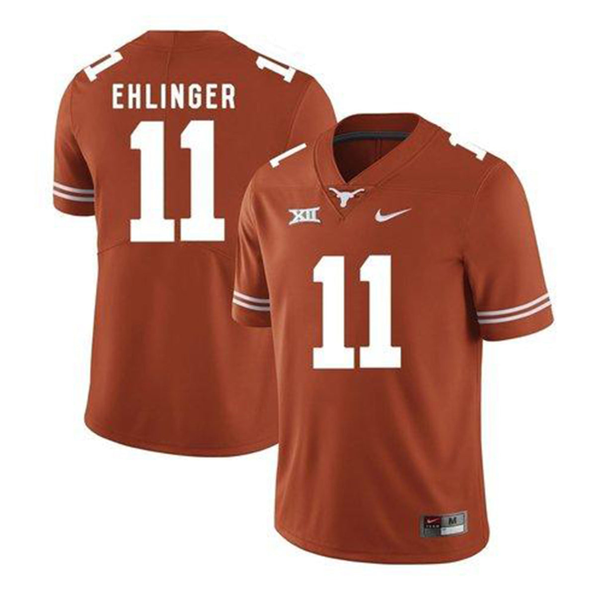 Sam Ehlinger Texas Longhorns 11 Jersey back detail