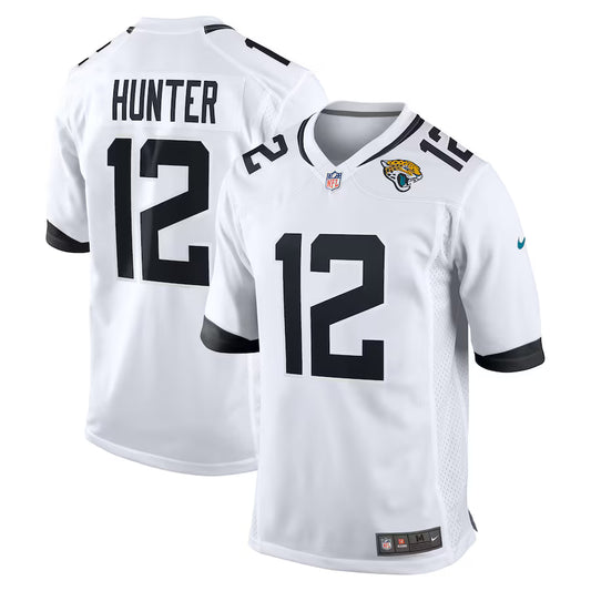 NFL Jacksonville Jaguars Game Road Jersey - White - Travis Hunter - Mens