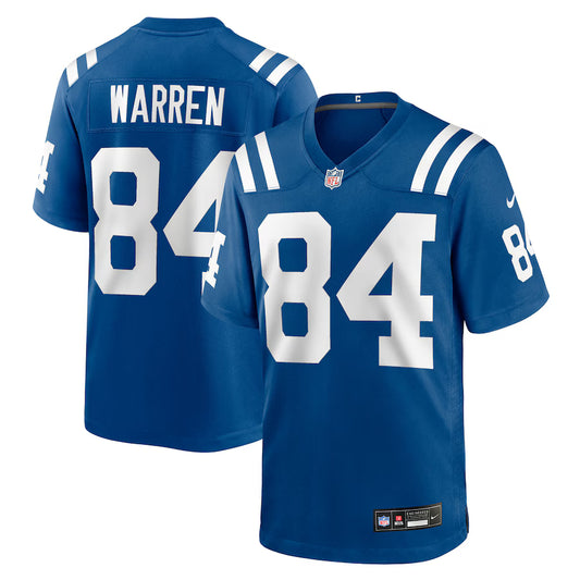 NFL Tyler Warren Indianapolis Colts 2025 NFL Draft First Round Pick Game Jersey - Royal - Sports Jersey Direct