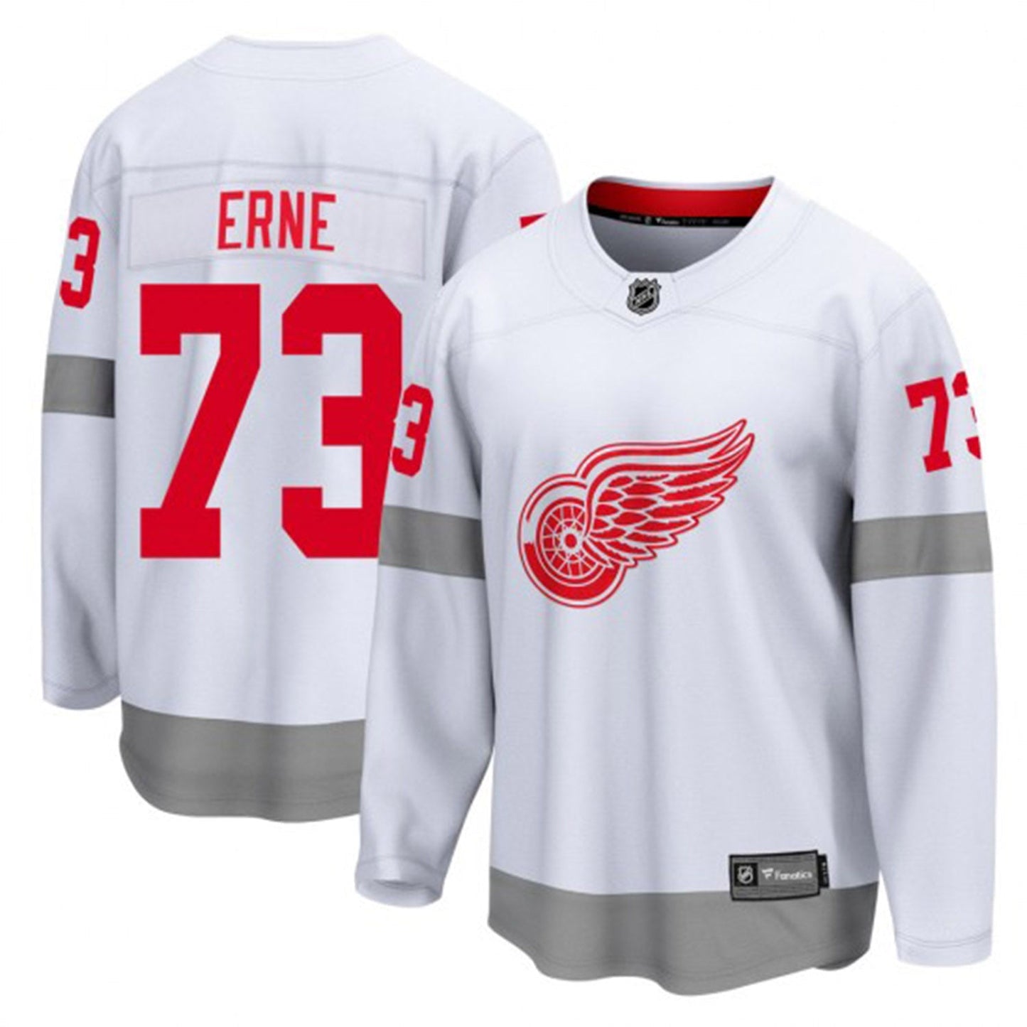 NHL Adam Erne Detroit Red Wings 73 Jersey