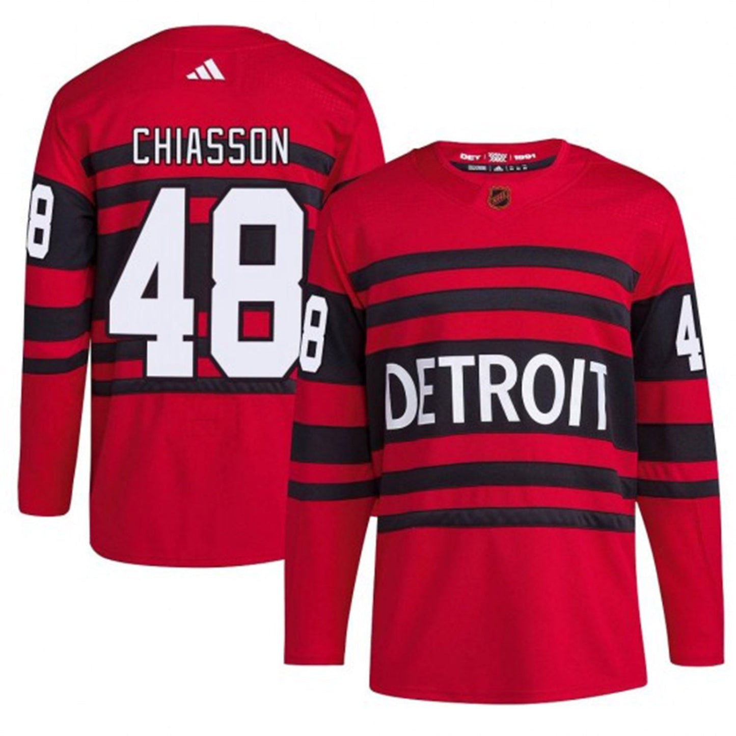 NHL Alex Chiasson Detroit Red Wings 48 Jersey