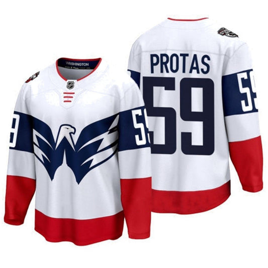 Aliaksei Protas Washington Capitals 59 Hockey Jersey
