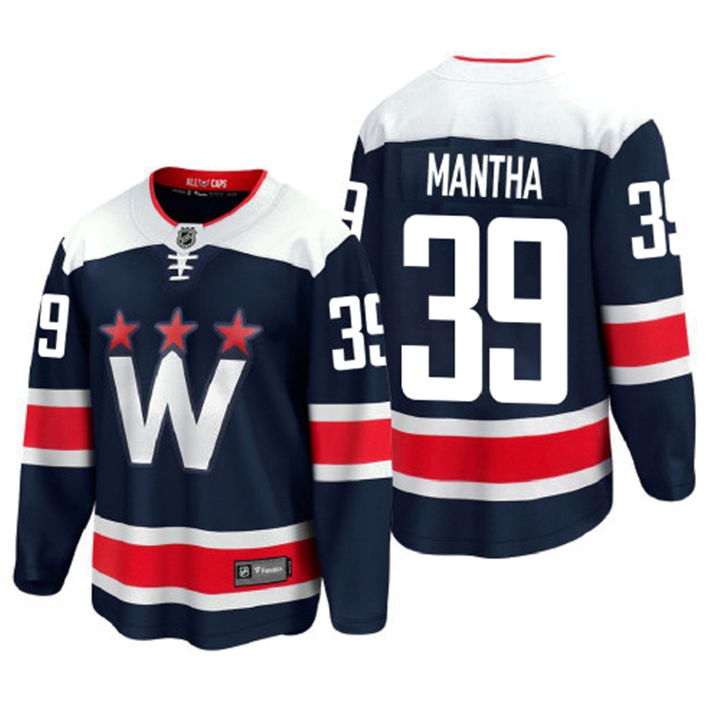 NHL Anthony Mantha Washington Capitals 39 Jersey