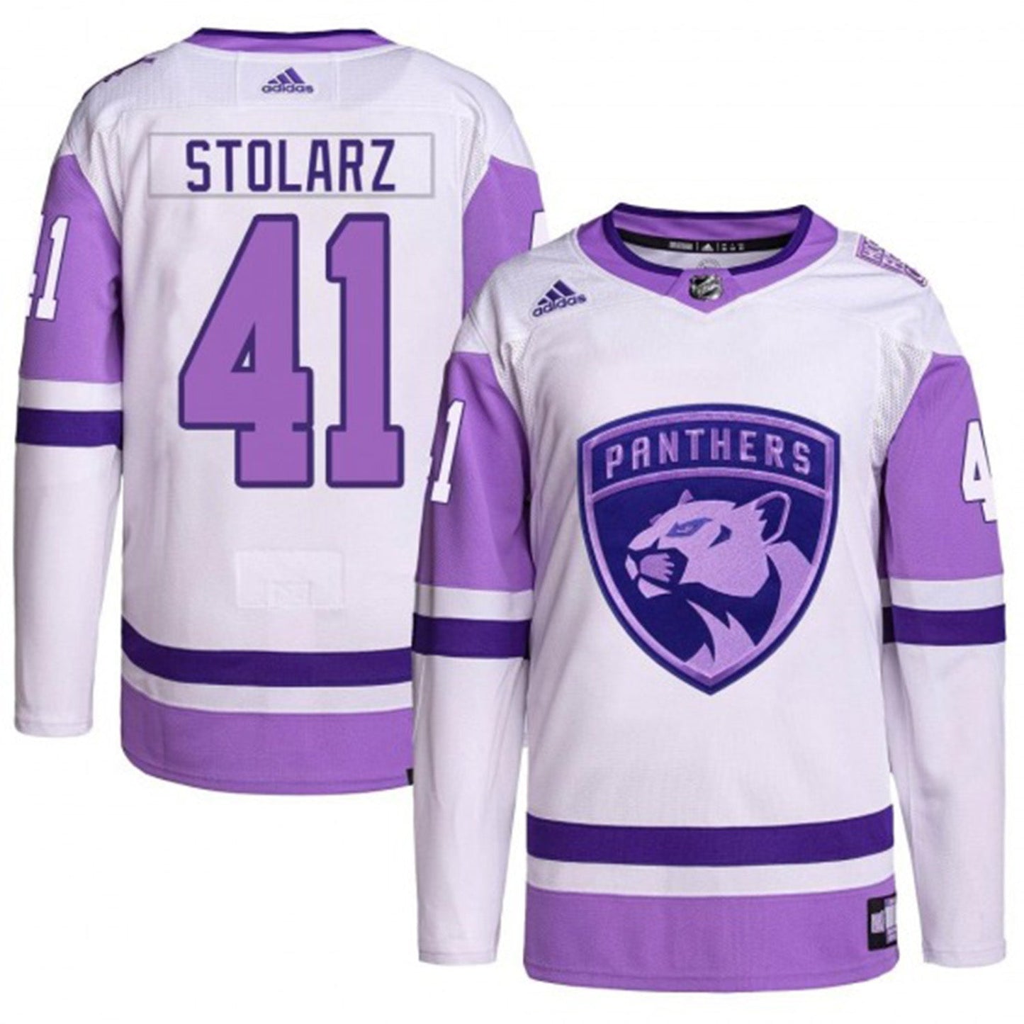 NHL Anthony Stolarz Florida Panthers 41 Jersey