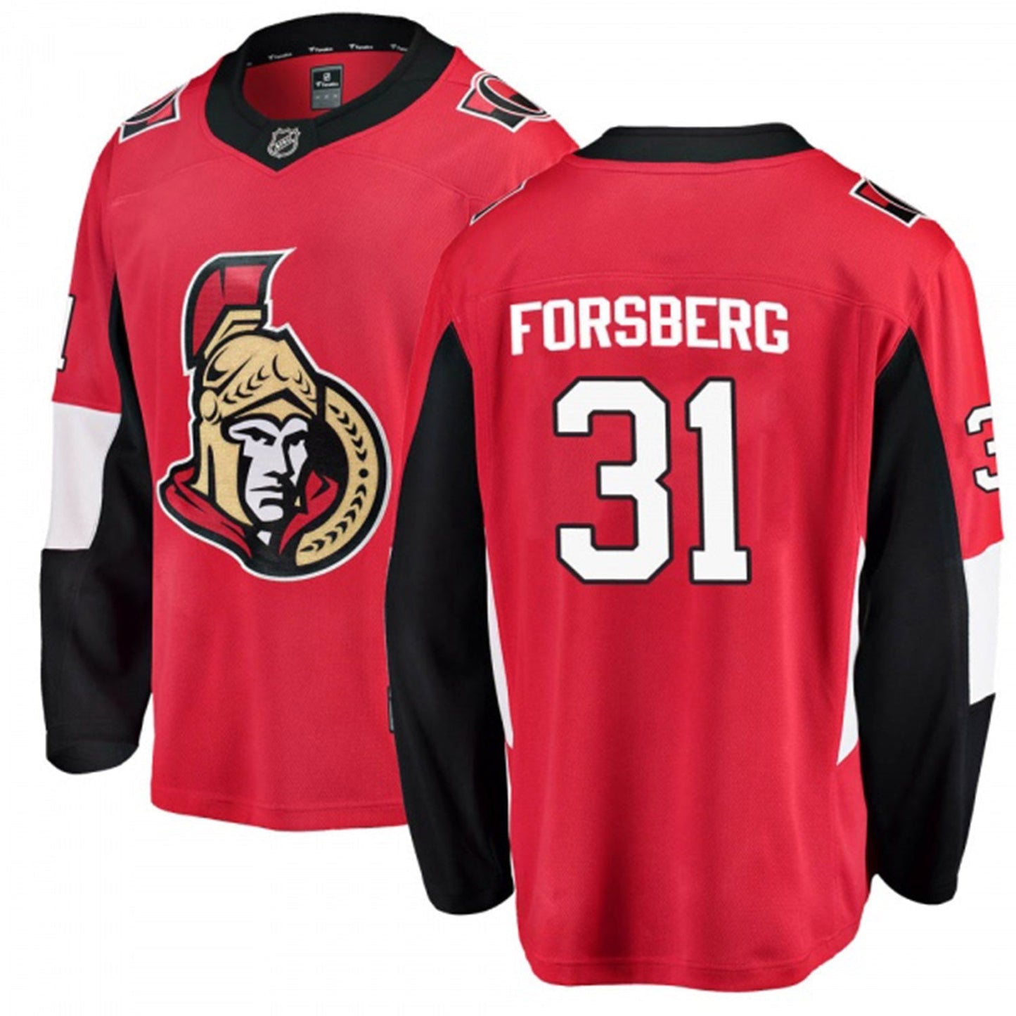 NHL Anton Forsberg Chicago Blackhawks 31 Jersey