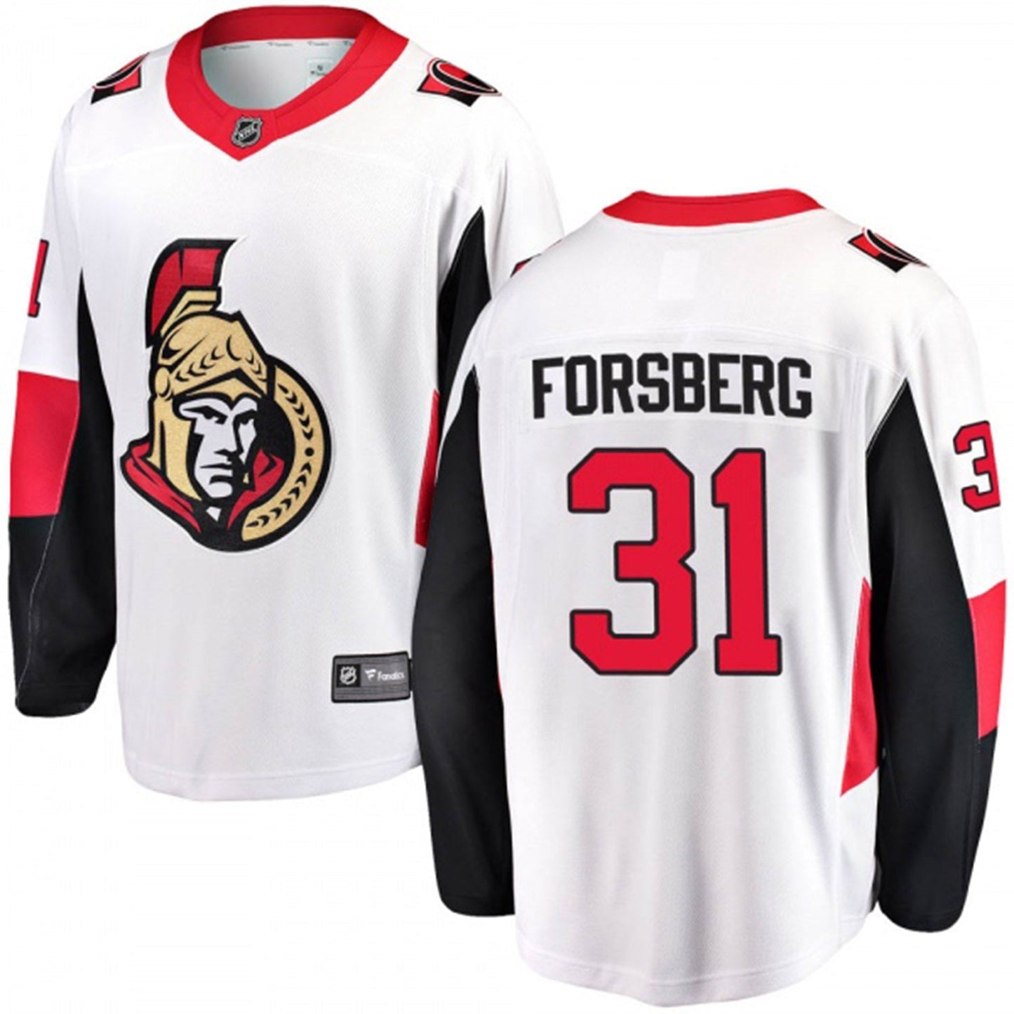 NHL Anton Forsberg Chicago Blackhawks 31 Jersey