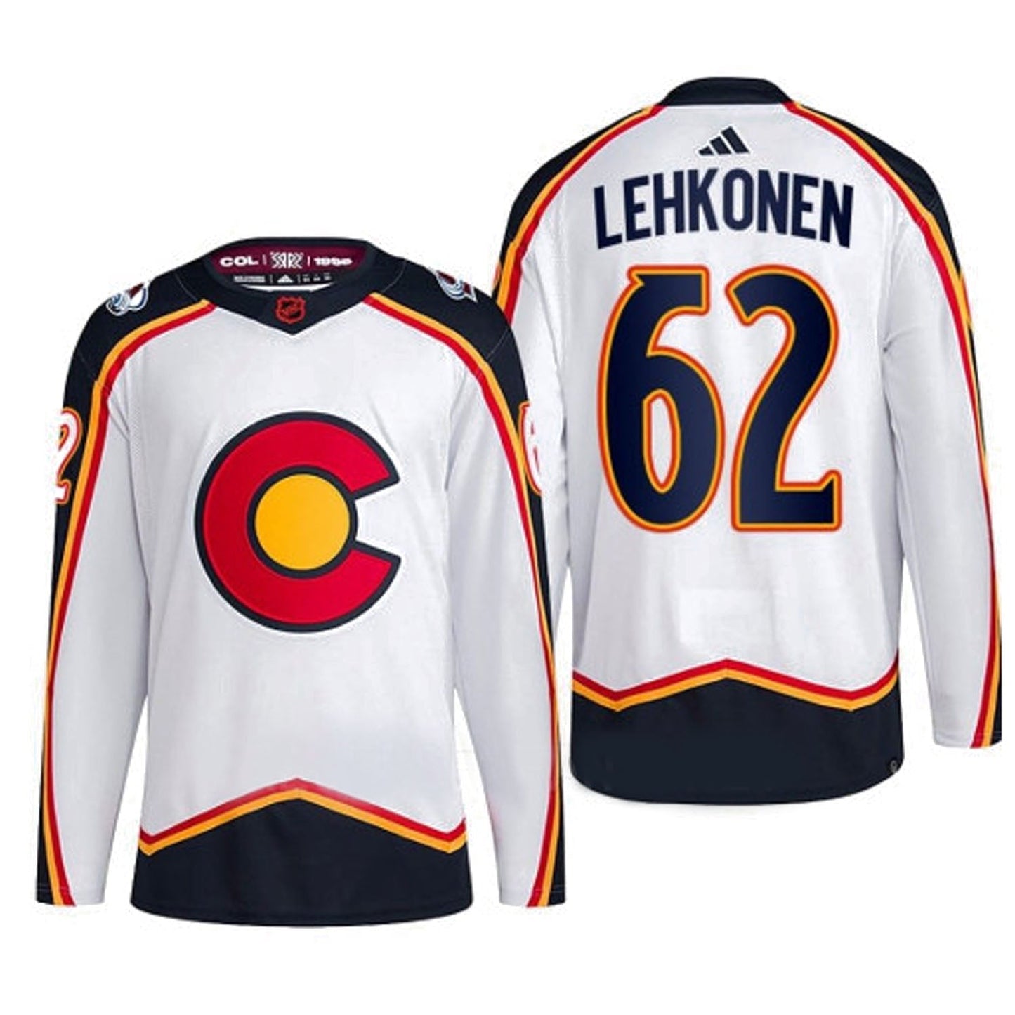 NHL Artturi Lehkonen Colorado Avalanche 62 Jersey