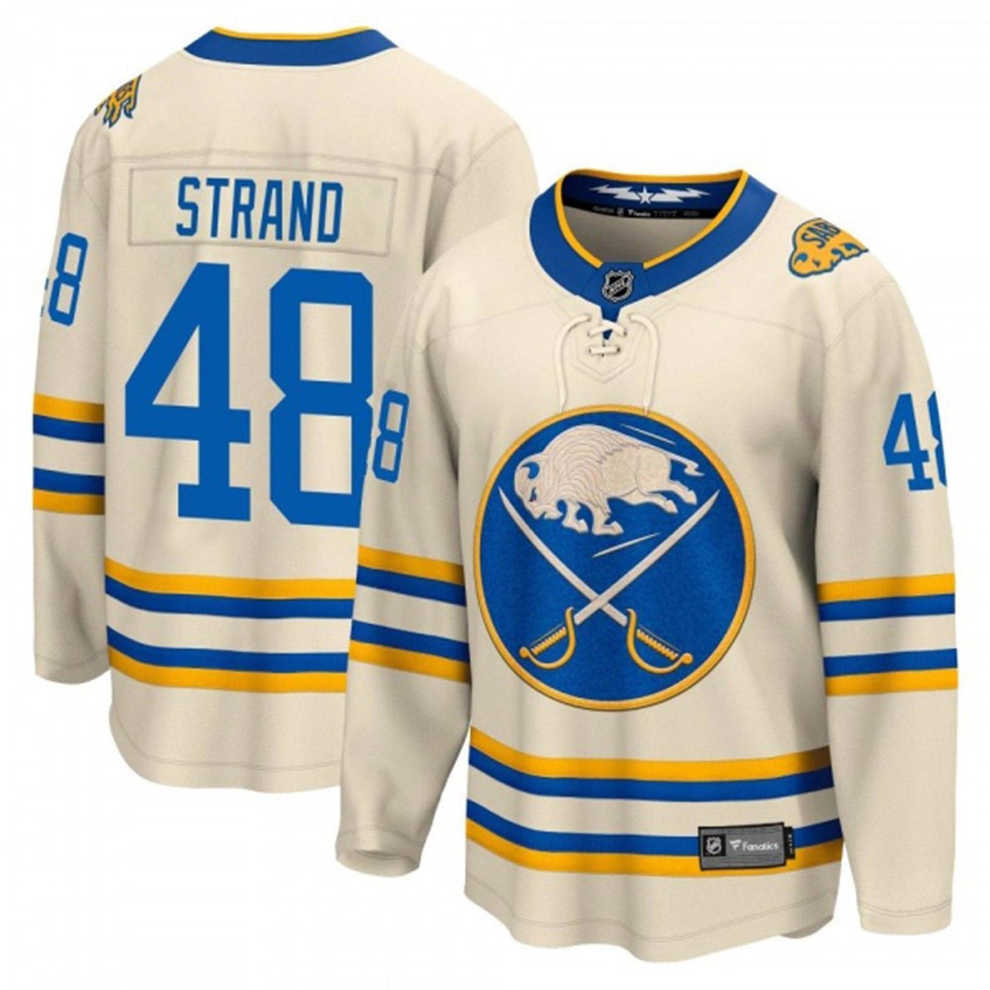 NHL Austin Strand Buffalo Sabres 48 Jersey