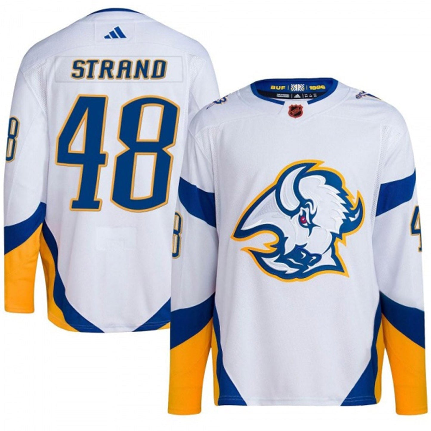 NHL Austin Strand Buffalo Sabres 48 Jersey