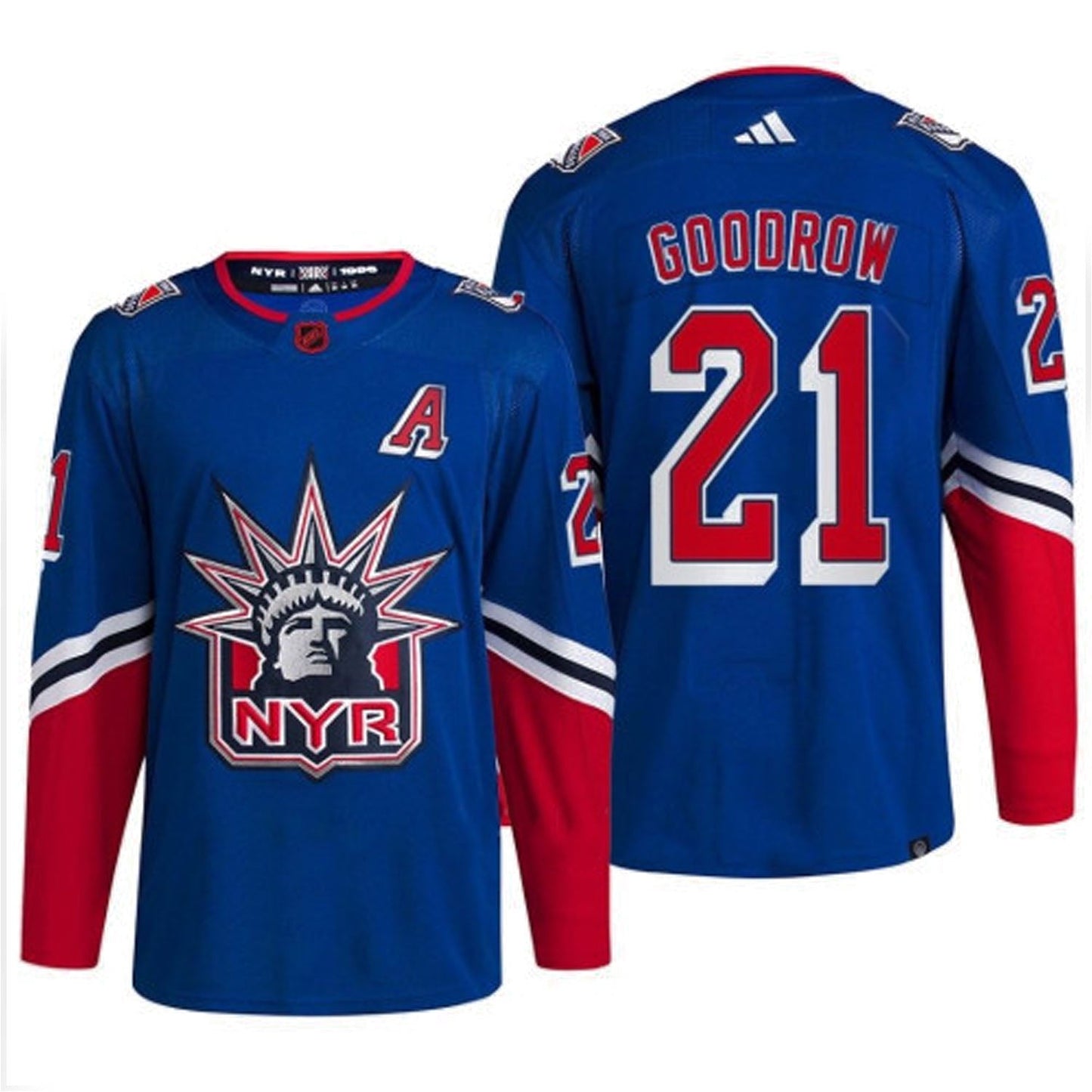 NHL Barclay Goodrow New York Rangers 21 Jersey