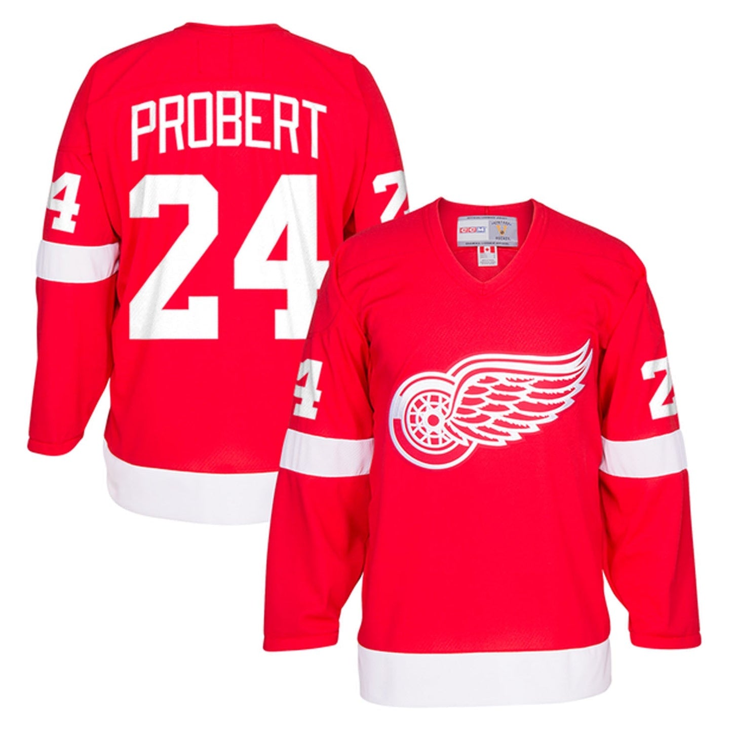 NHL Bob Probert Detroit Red Wings 24 Jersey