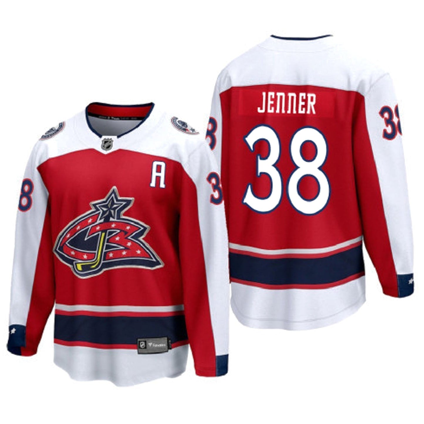 NHL Boone Jenner Columbus Blue Jackets 38 Jersey