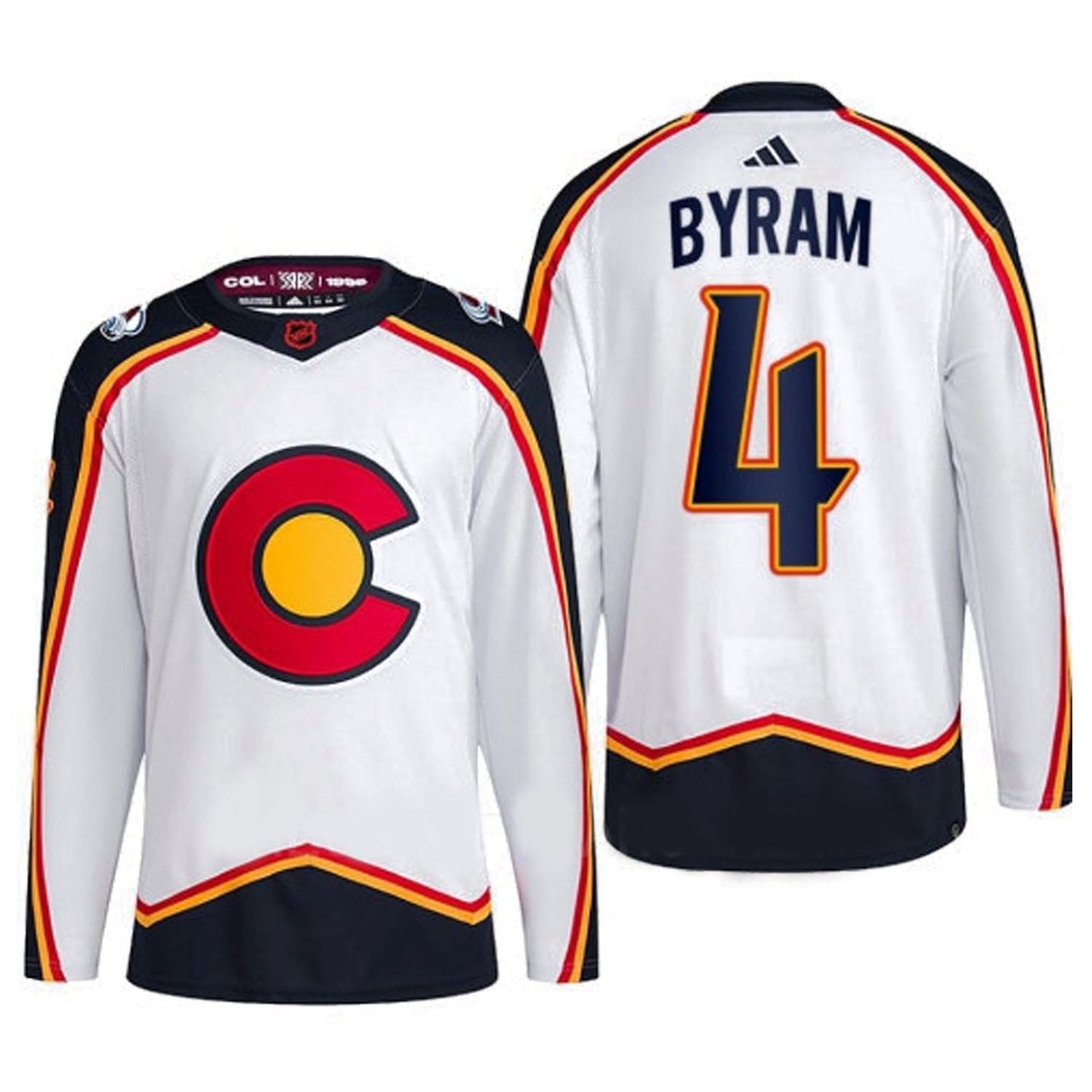 NHL Bower Byram Colorado Avalanche 4 Jersey