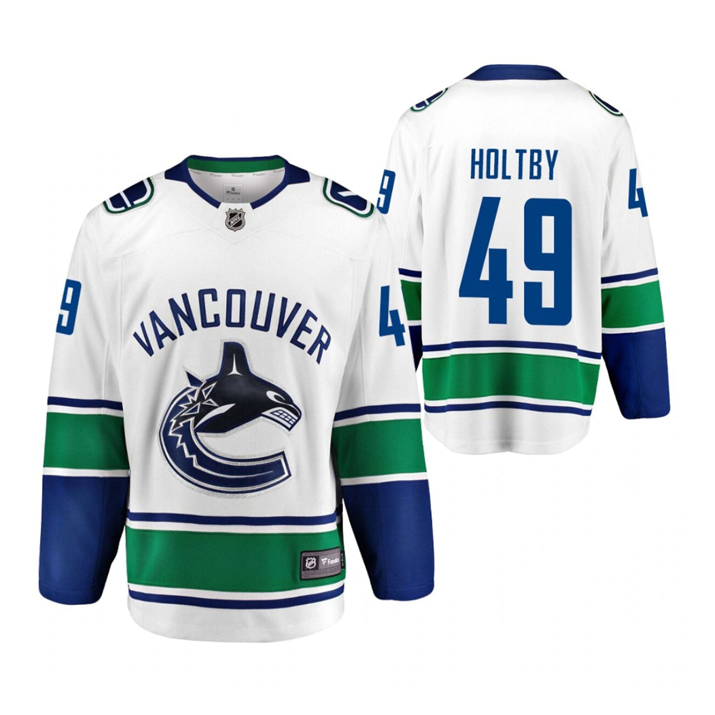 NHL Braden Holtby Vancouver Canucks 49 Jersey