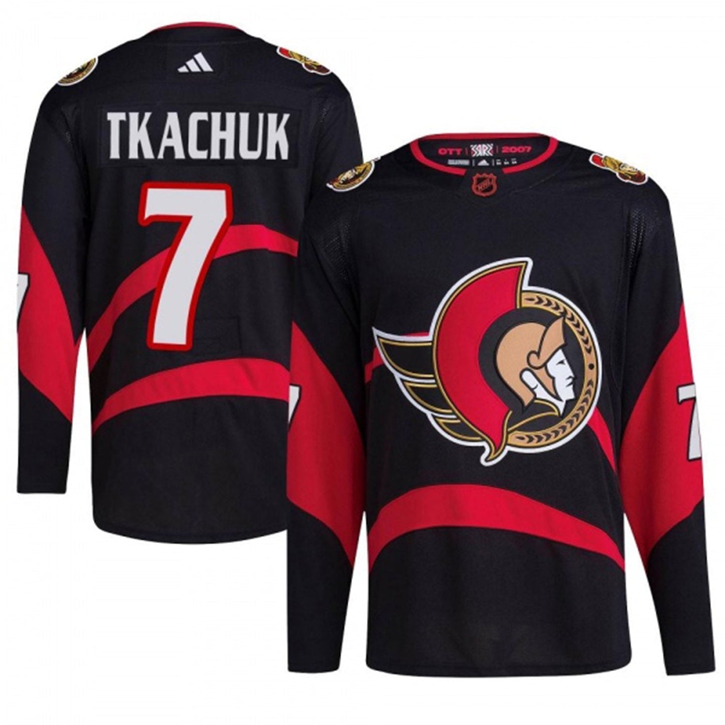 NHL Brady Tkachuk Ottawa Senators 7 Jersey