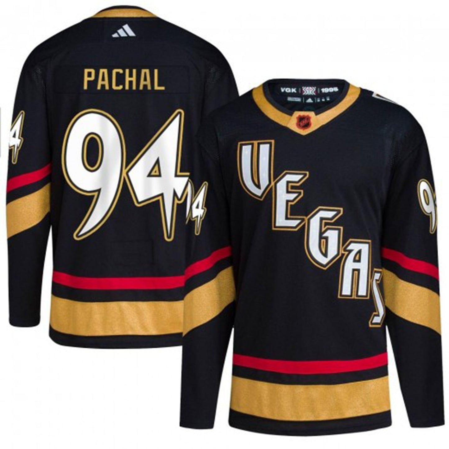 NHL Brayden Pachal Vegas Golden Knights 94 Jersey