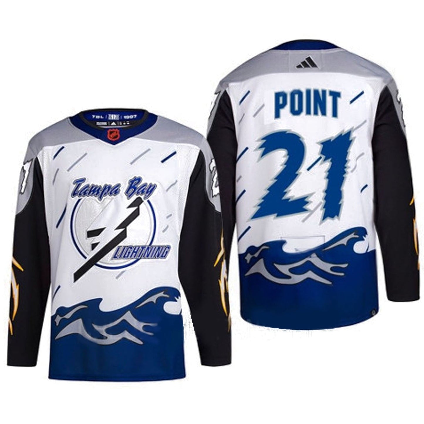 NHL Brayden Point Tampa Bay Lightning 21 Jersey