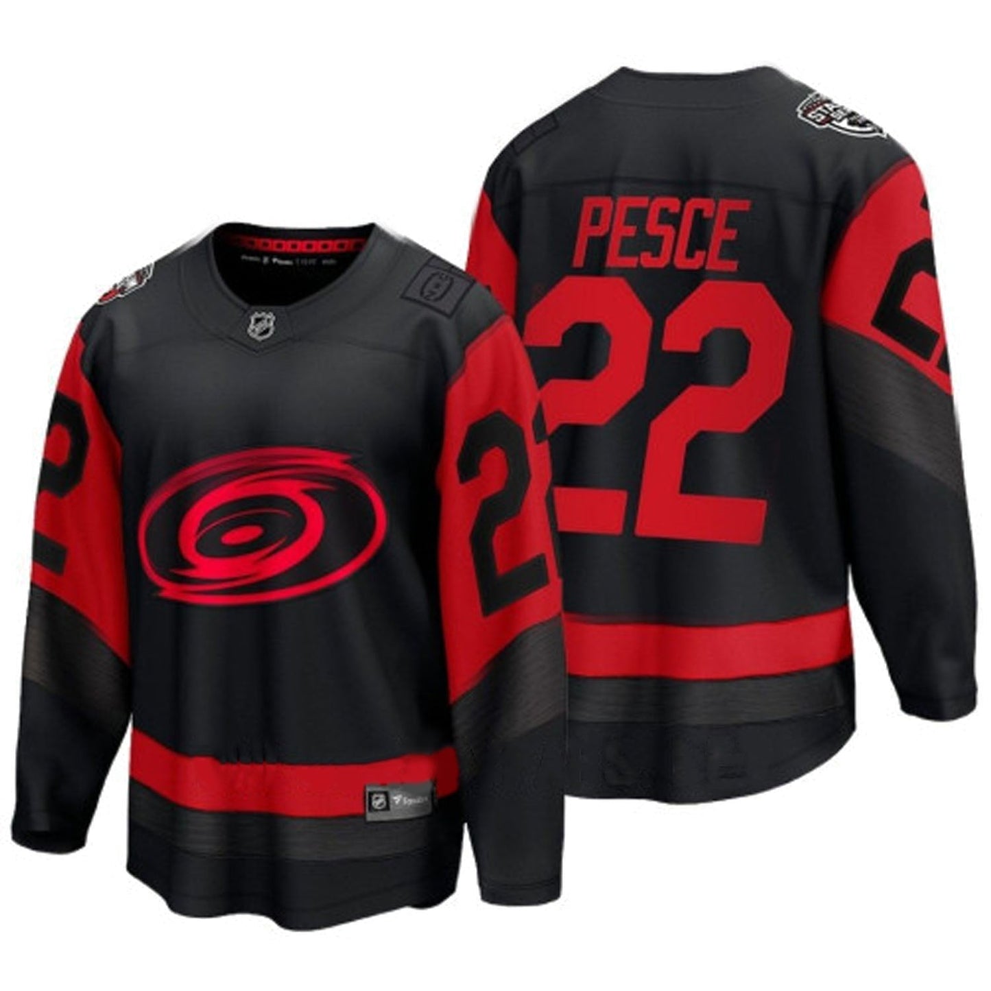 NHL Brett Pesce Carolina Hurricanes 22 Jersey