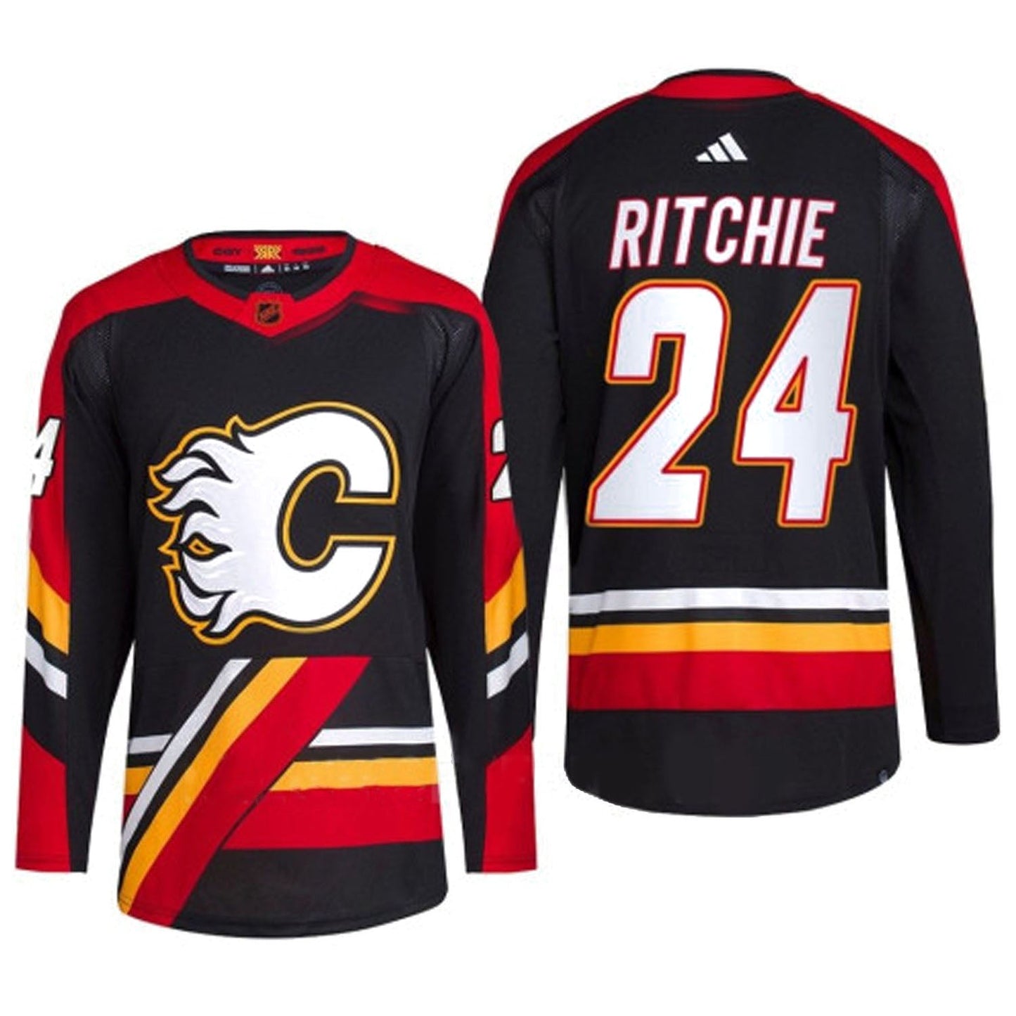 NHL Brett Ritchie Calgary Flames 24 Jersey