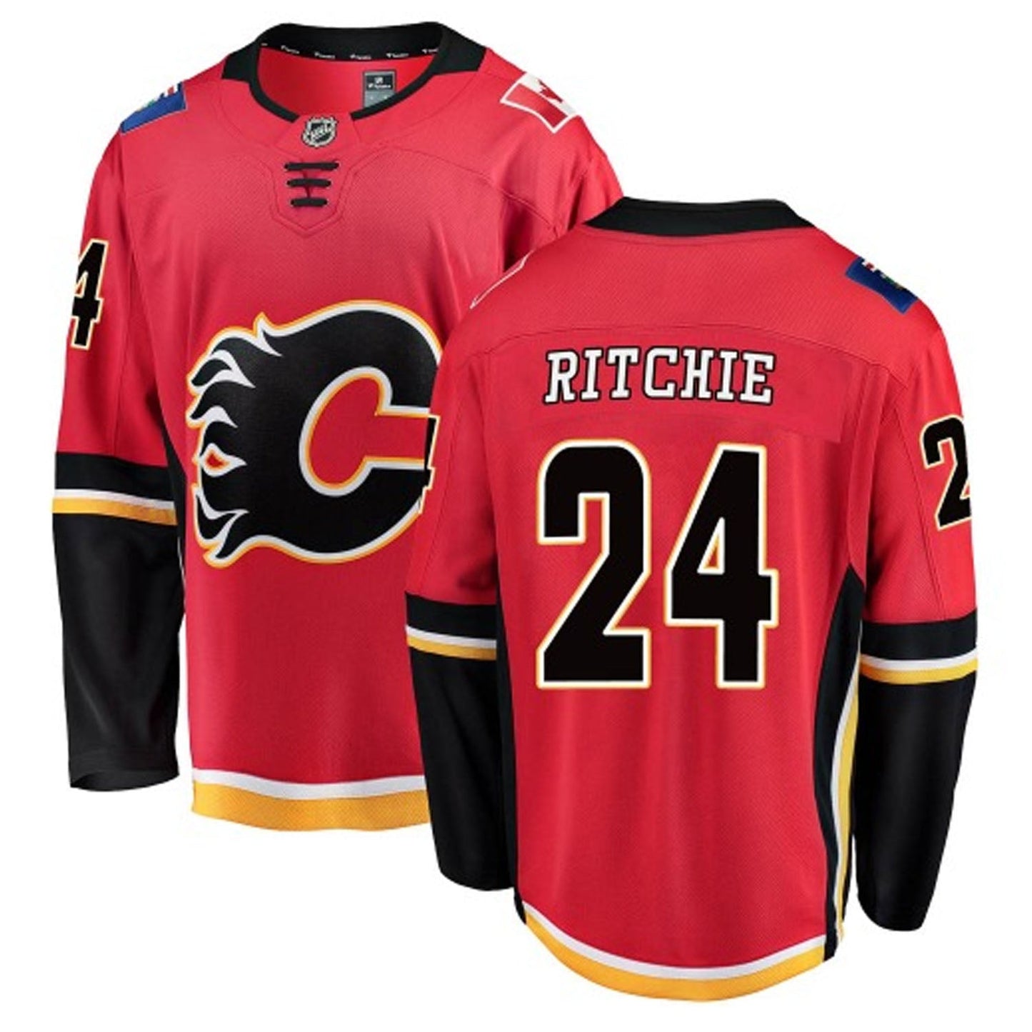 NHL Brett Ritchie Calgary Flames 24 Jersey