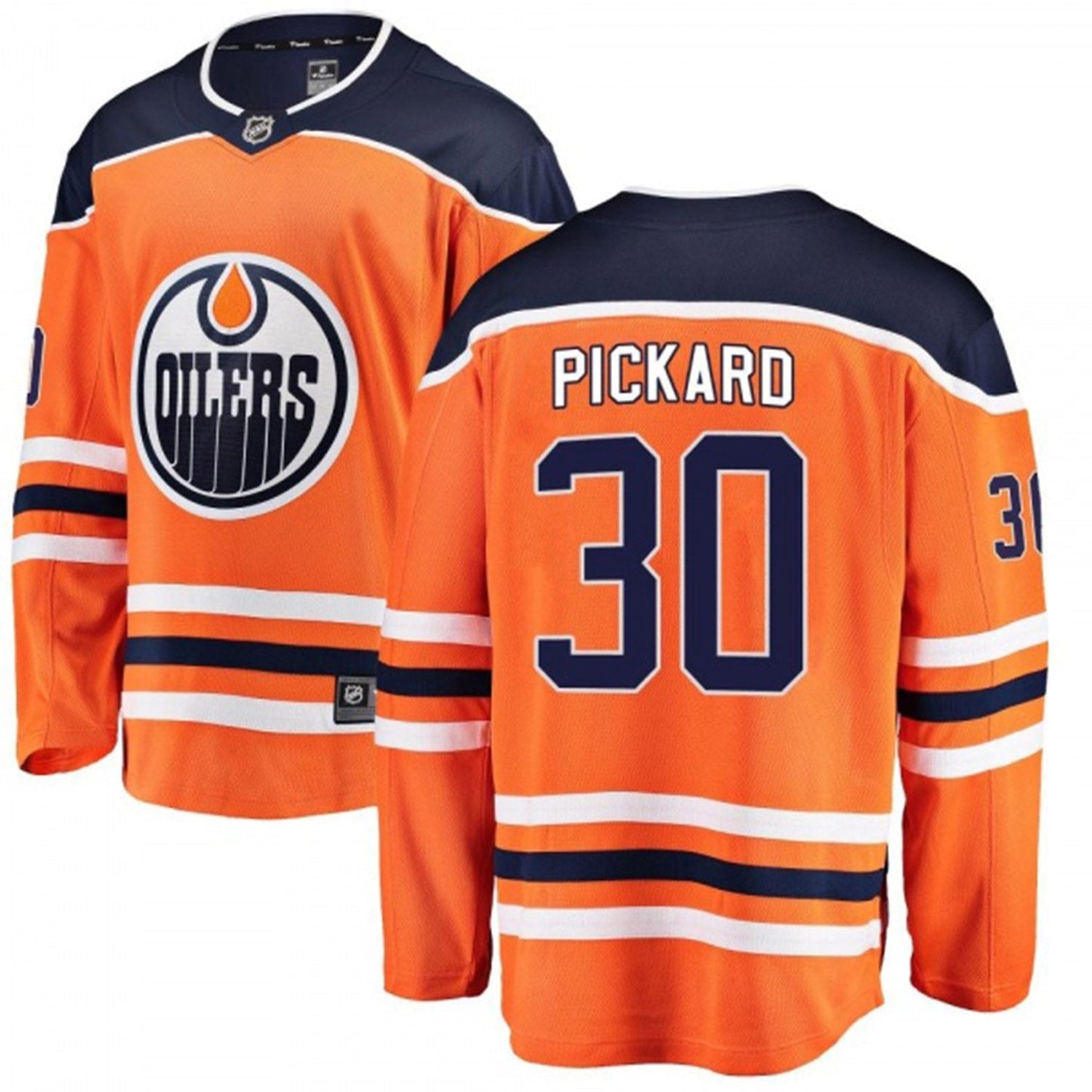 NHL Calvin Pickard Edmonton Oilers 30 Jersey