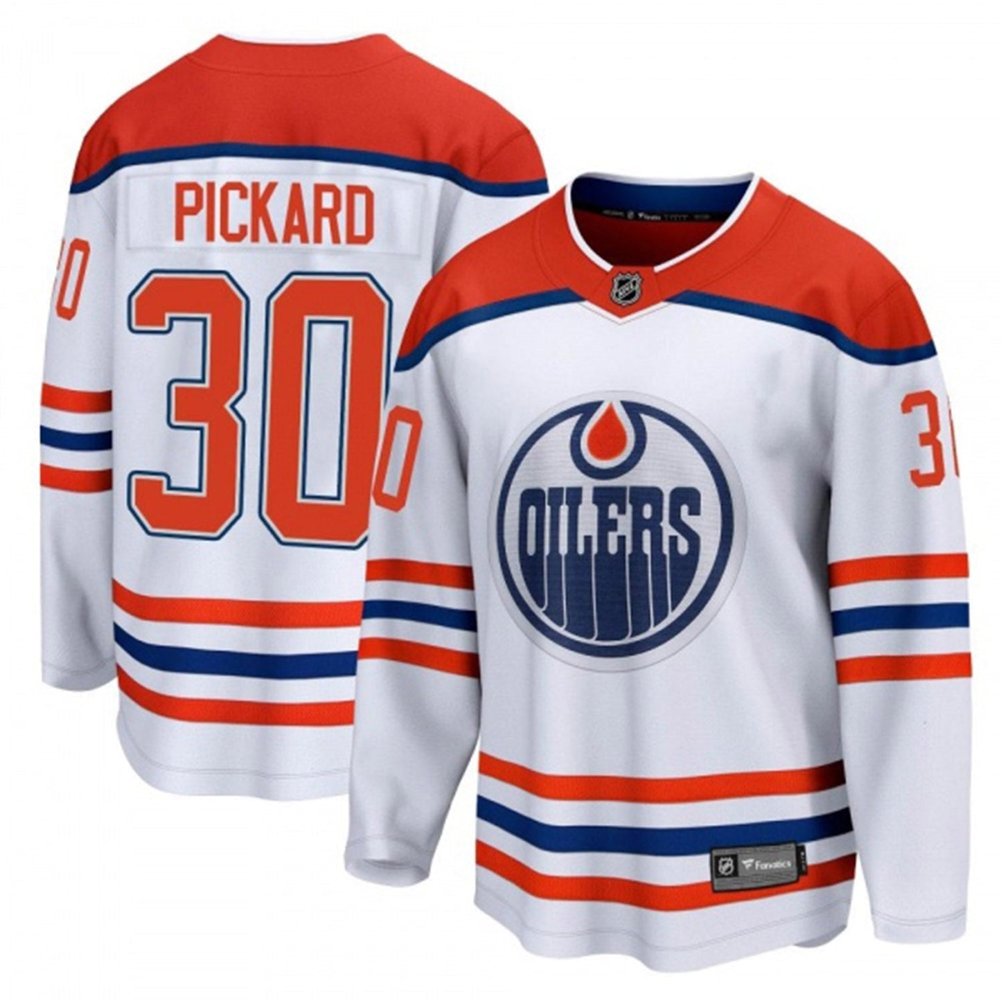 NHL Calvin Pickard Edmonton Oilers 30 Jersey