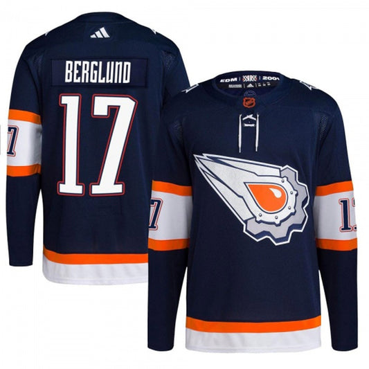 NHL Carl Berglund Edmonton Oilers 17 Jersey