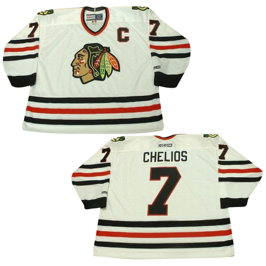 NHL Chris Chelios Chicago Blackhawks 7 Jersey