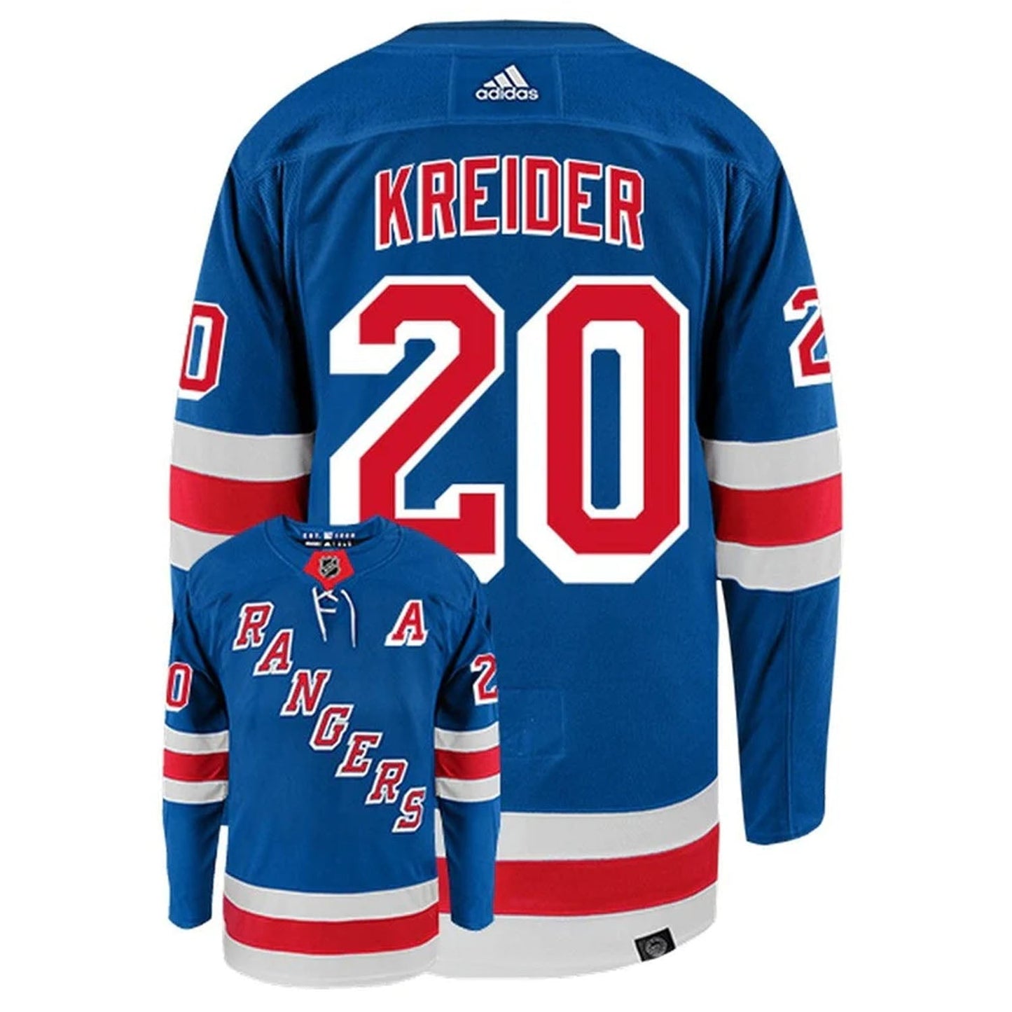 NHL Chris Kreider New York Rangers 20 Jersey