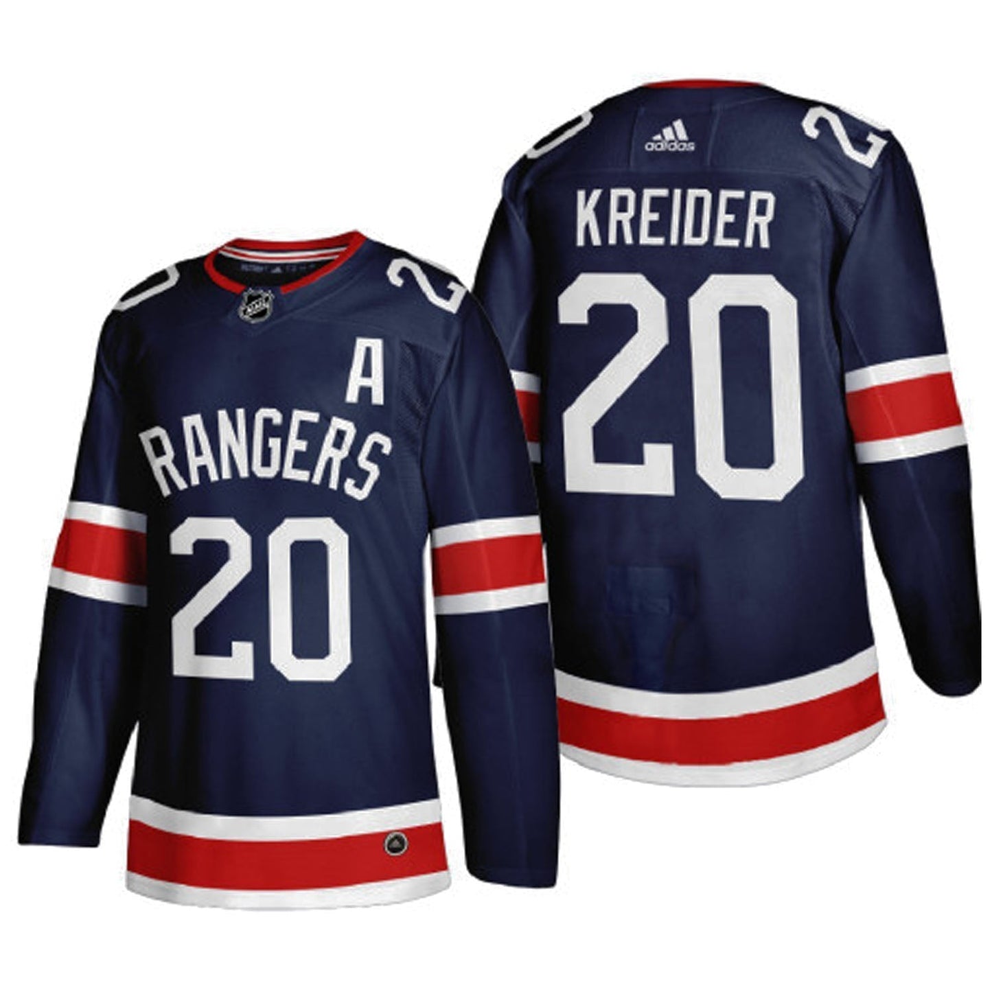 NHL Chris Kreider New York Rangers 20 Jersey