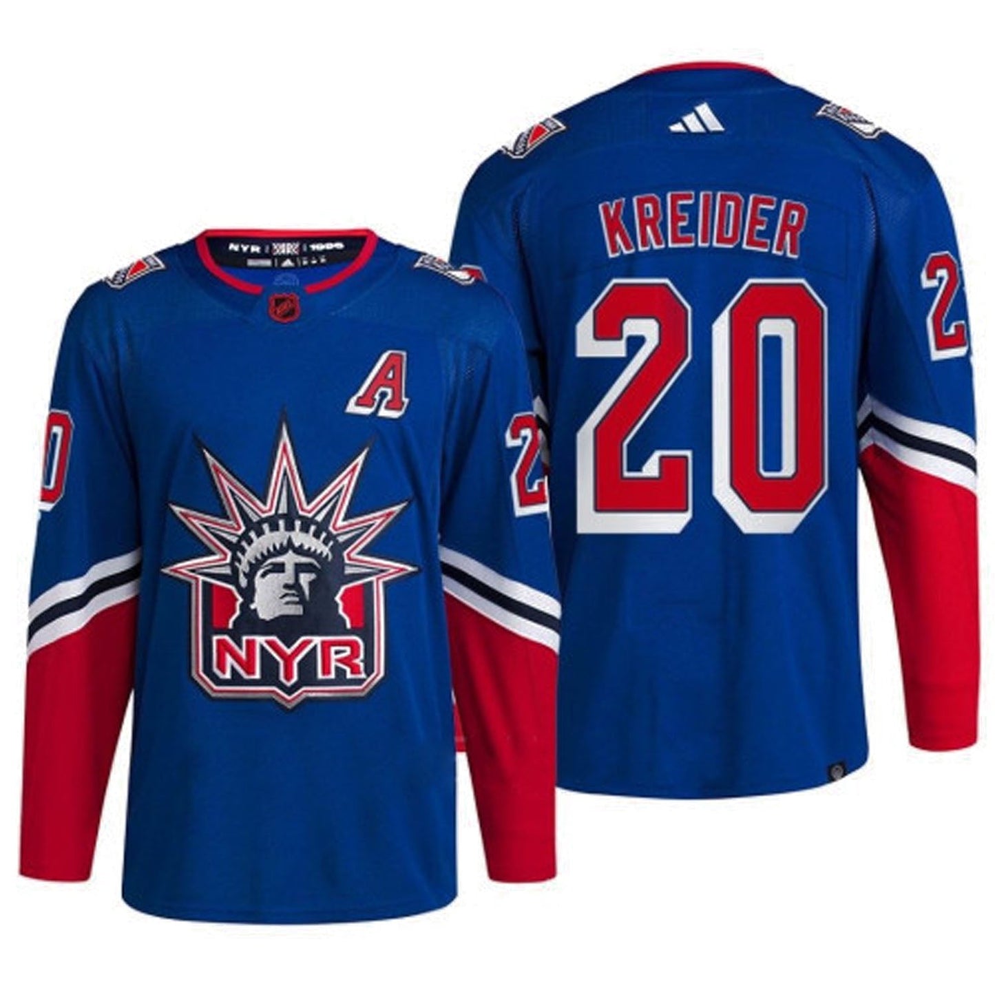 NHL Chris Kreider New York Rangers 20 Jersey