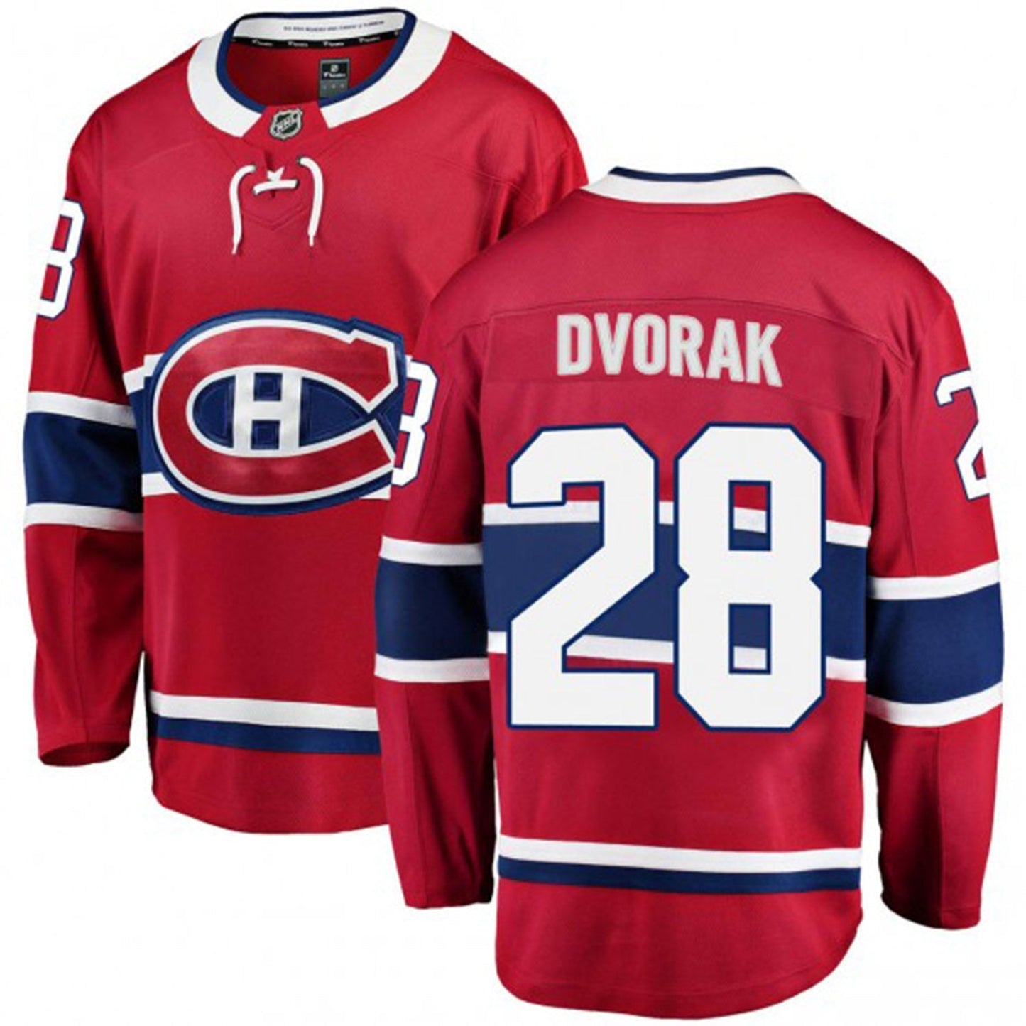 NHL Christian Dvorak Montreal Canadiens 28 Jersey