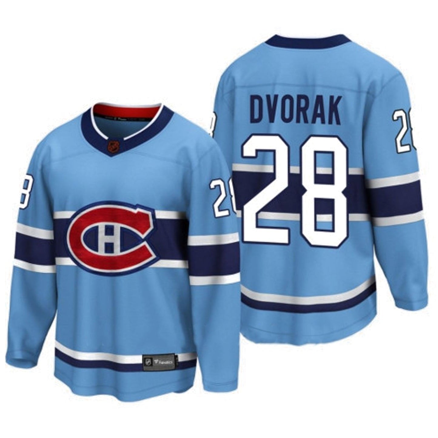 NHL Christian Dvorak Montreal Canadiens 28 Jersey