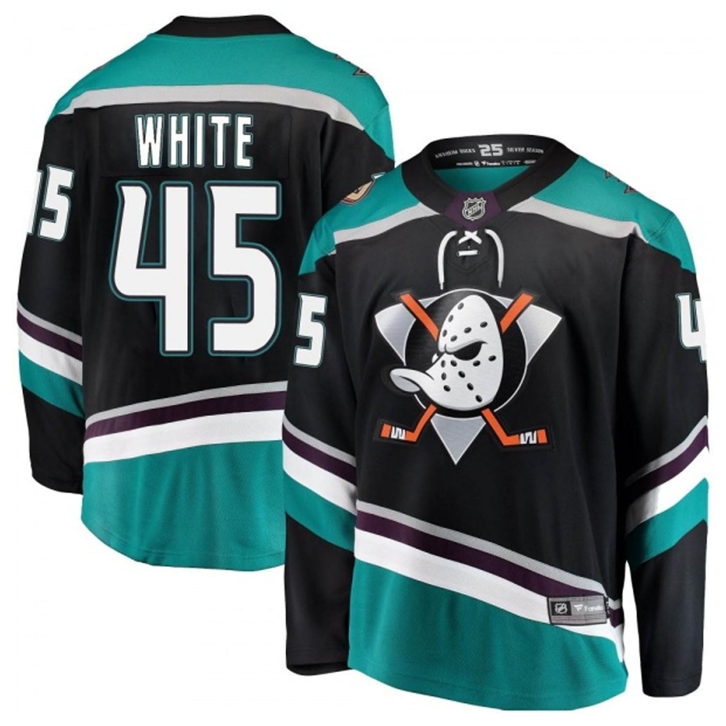 NHL Colton White Anaheim Ducks 45 Jersey